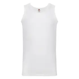 Canotta uomo slim fit in 100% cotone 165 g Bianco