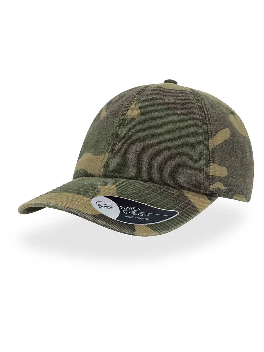 Cappellino unisex in 100% cotone 280 g Mimetico Cappellino unisex in 100% cotone 280 g Mimetico