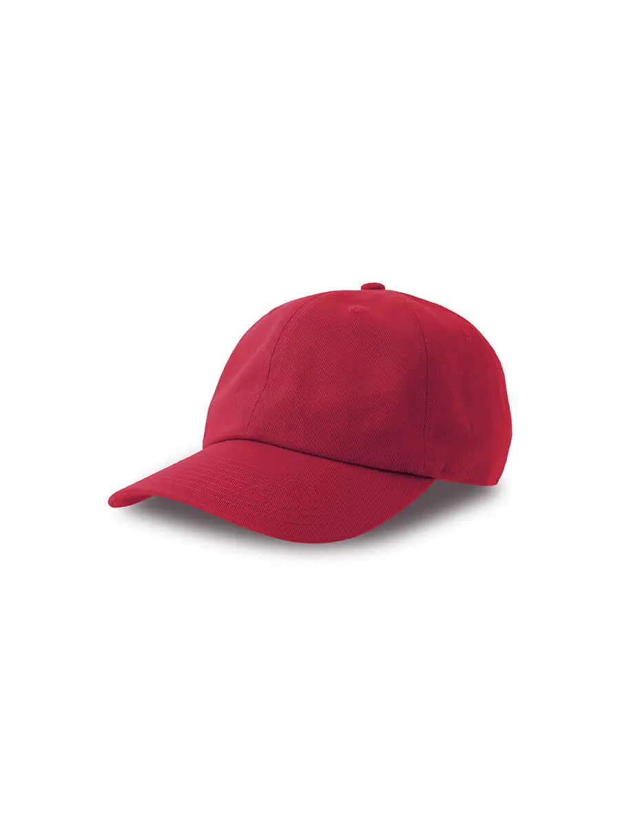 Cappellino unisex in 100% cotone 280 g Rosso Cappellino unisex in 100% cotone 280 g Rosso