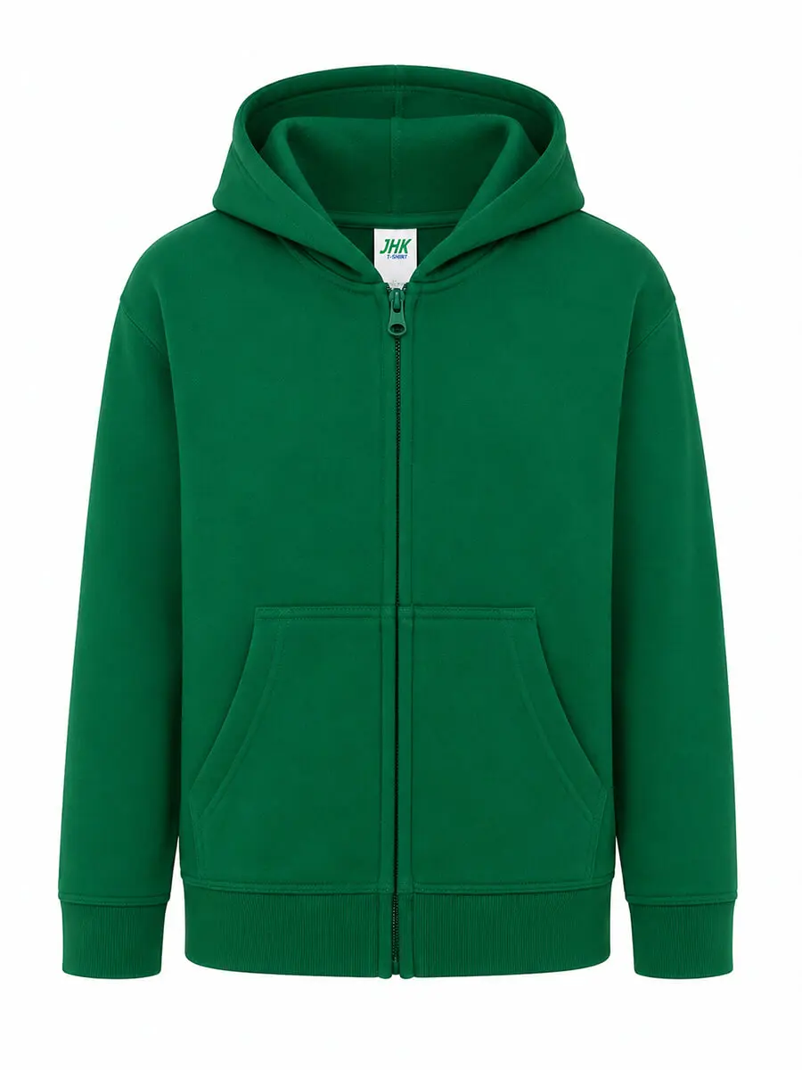 Felpa con cappuccio bambino 240 g Verde prato Felpa con cappuccio bambino 240 g Verde prato