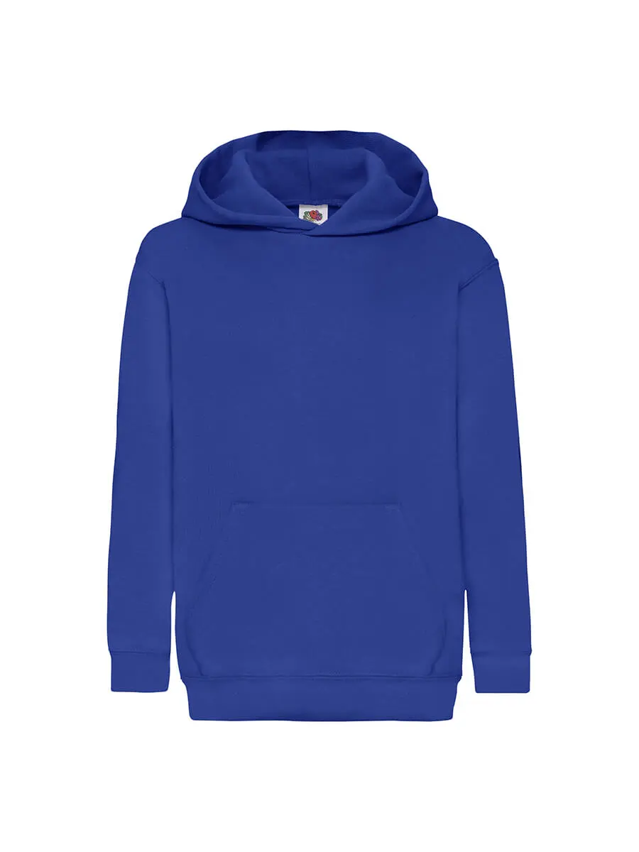 Felpa con cappuccio bambino 280 g Blu royal Felpa con cappuccio bambino 280 g Blu royal
