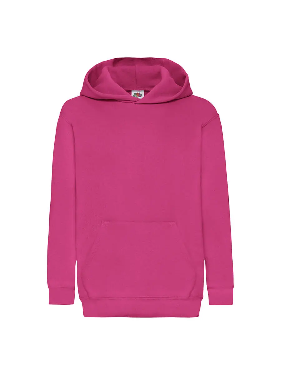 Felpa con cappuccio bambino 280 g Fucsia Felpa con cappuccio bambino 280 g Fucsia