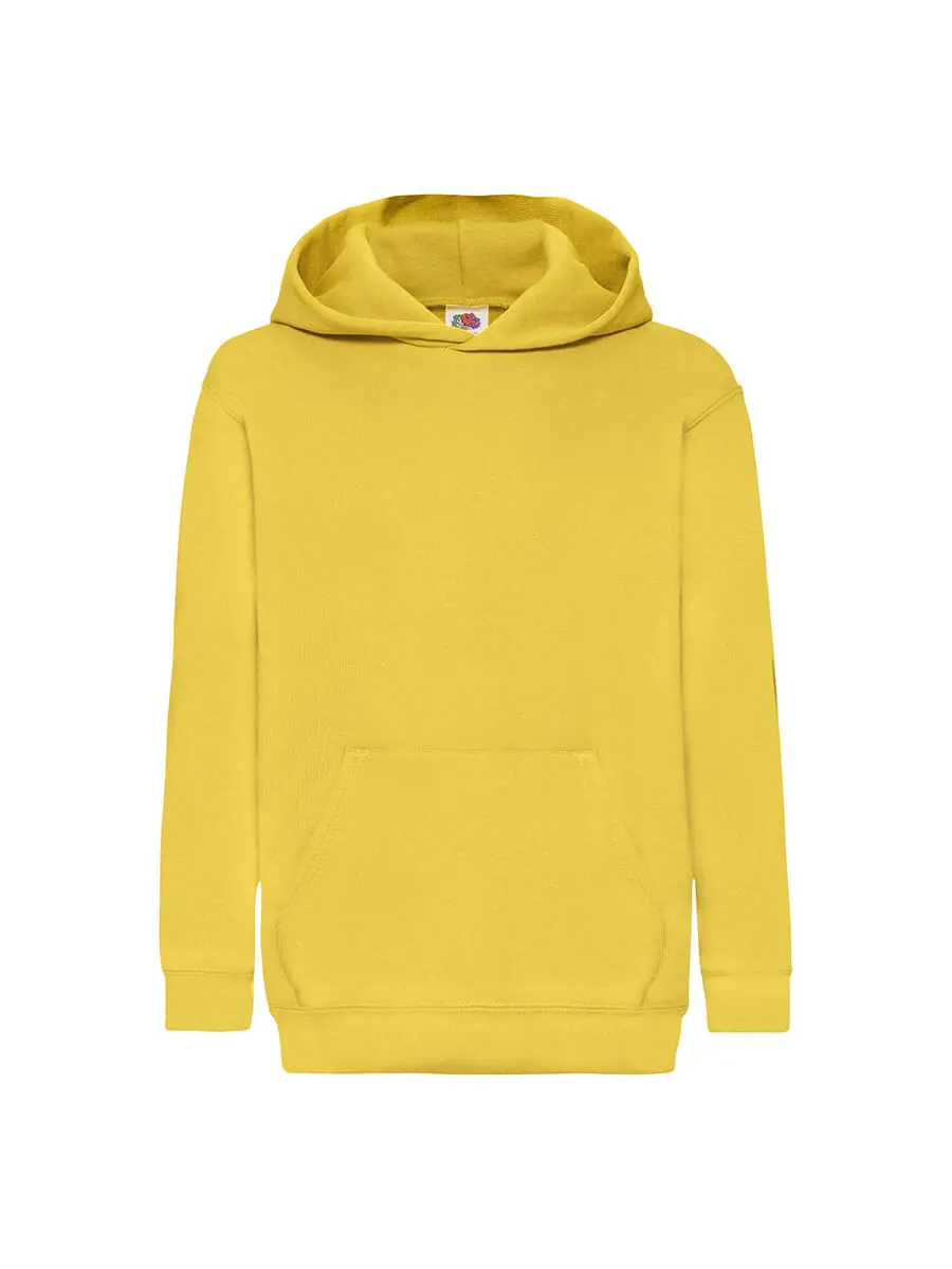 Felpa con cappuccio bambino 280 g Giallo oro Felpa con cappuccio bambino 280 g Giallo oro