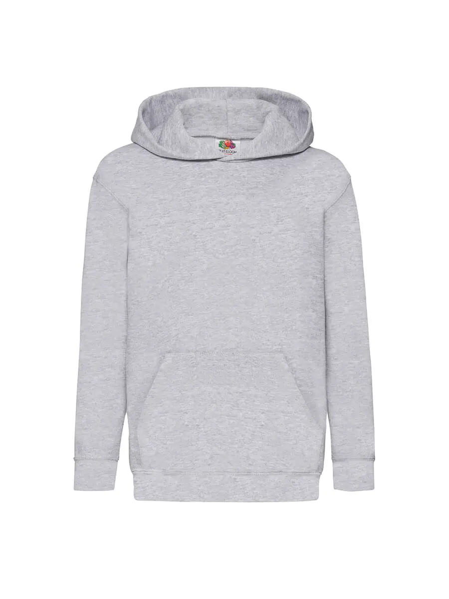 Felpa con cappuccio bambino 280 g Grigio melange Felpa con cappuccio bambino 280 g Grigio melange