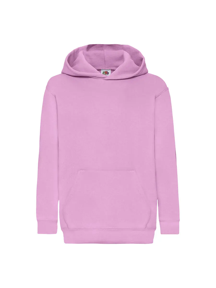 Felpa con cappuccio bambino 280 g Rosa chiaro Felpa con cappuccio bambino 280 g Rosa chiaro