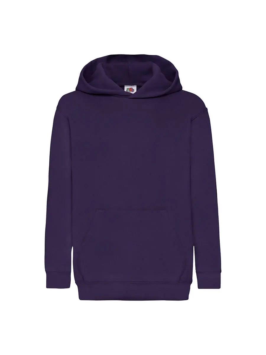 Felpa con cappuccio bambino 280 g Viola Felpa con cappuccio bambino 280 g Viola
