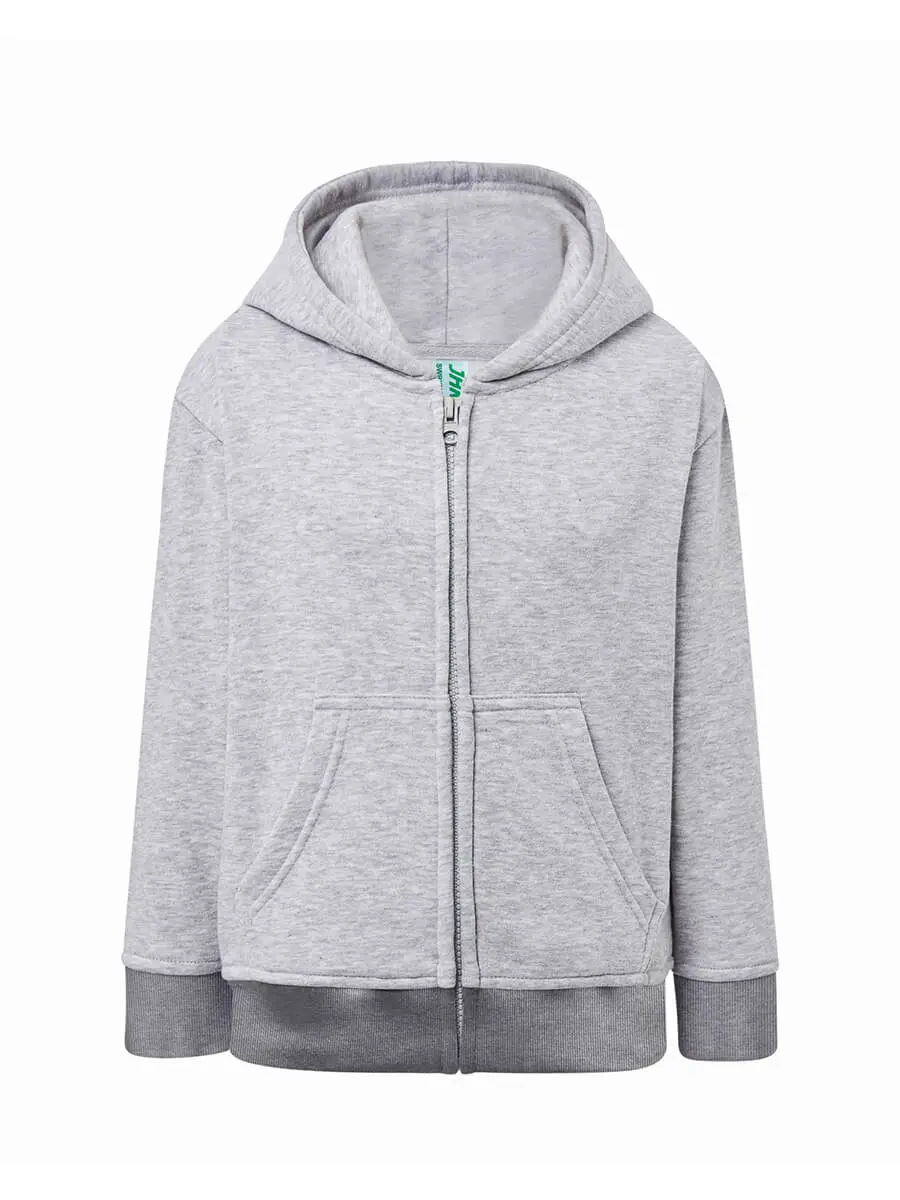 Felpa con cappuccio bambino 290 g Grigio cenere Felpa con cappuccio bambino 290 g Grigio cenere