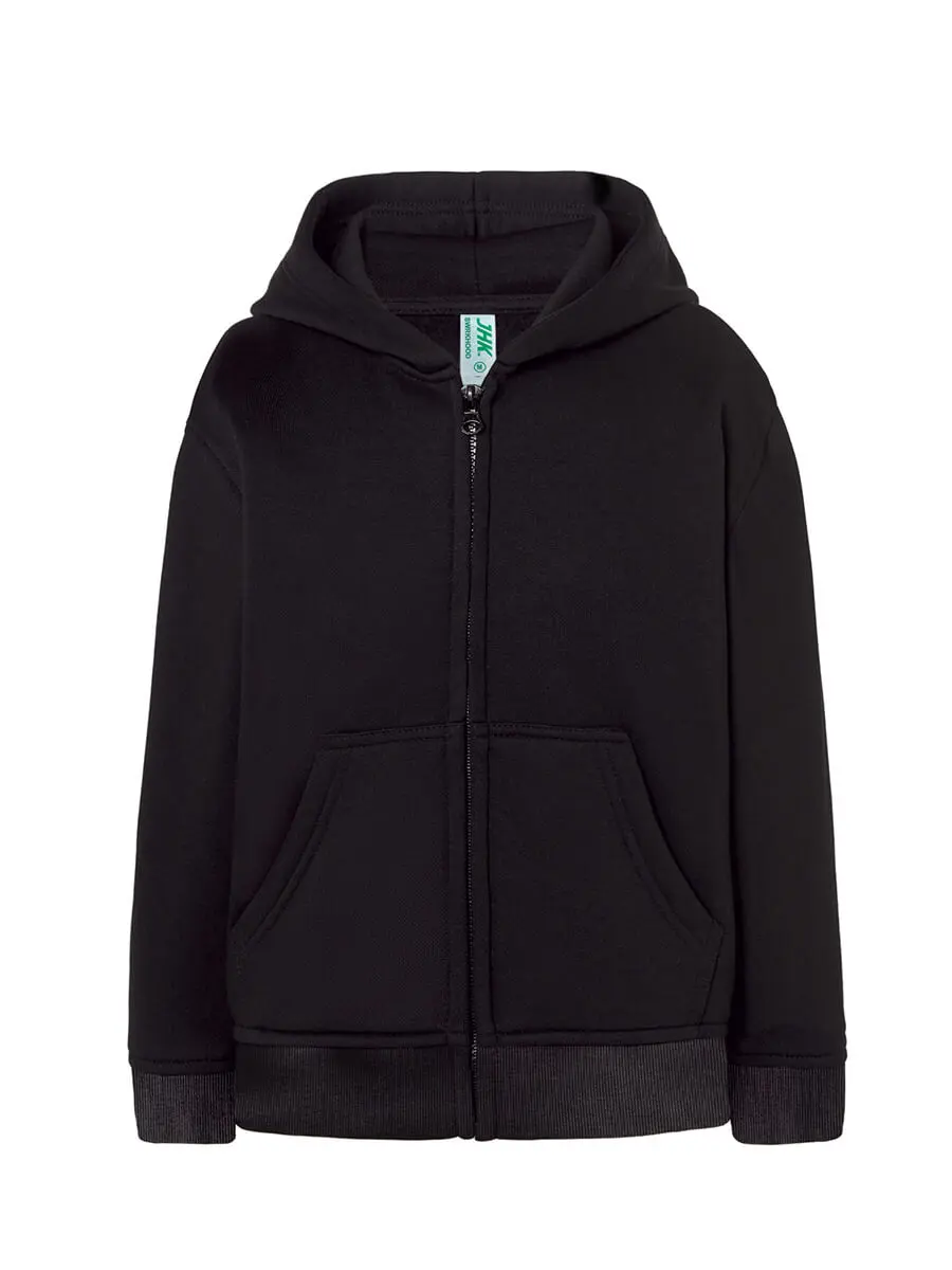 Felpa con cappuccio bambino 290 g Nero Felpa con cappuccio bambino 290 g Nero