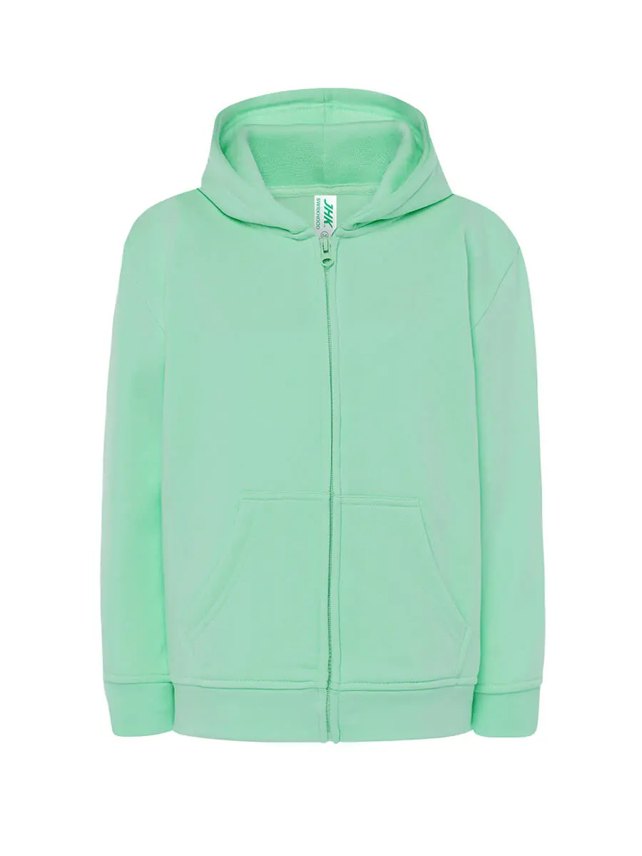 Felpa con cappuccio bambino 290 g Verde menta Felpa con cappuccio bambino 290 g Verde menta