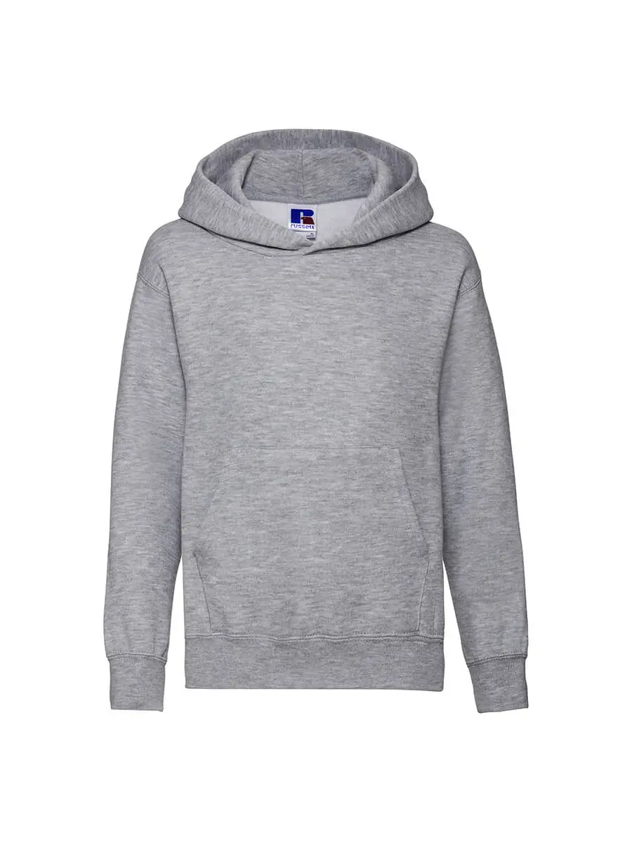 Felpa con cappuccio bambino 295 g Grigio oxford Felpa con cappuccio bambino 295 g Grigio oxford