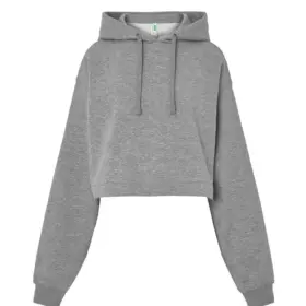 Felpa con cappuccio donna 290 g Grigio melange