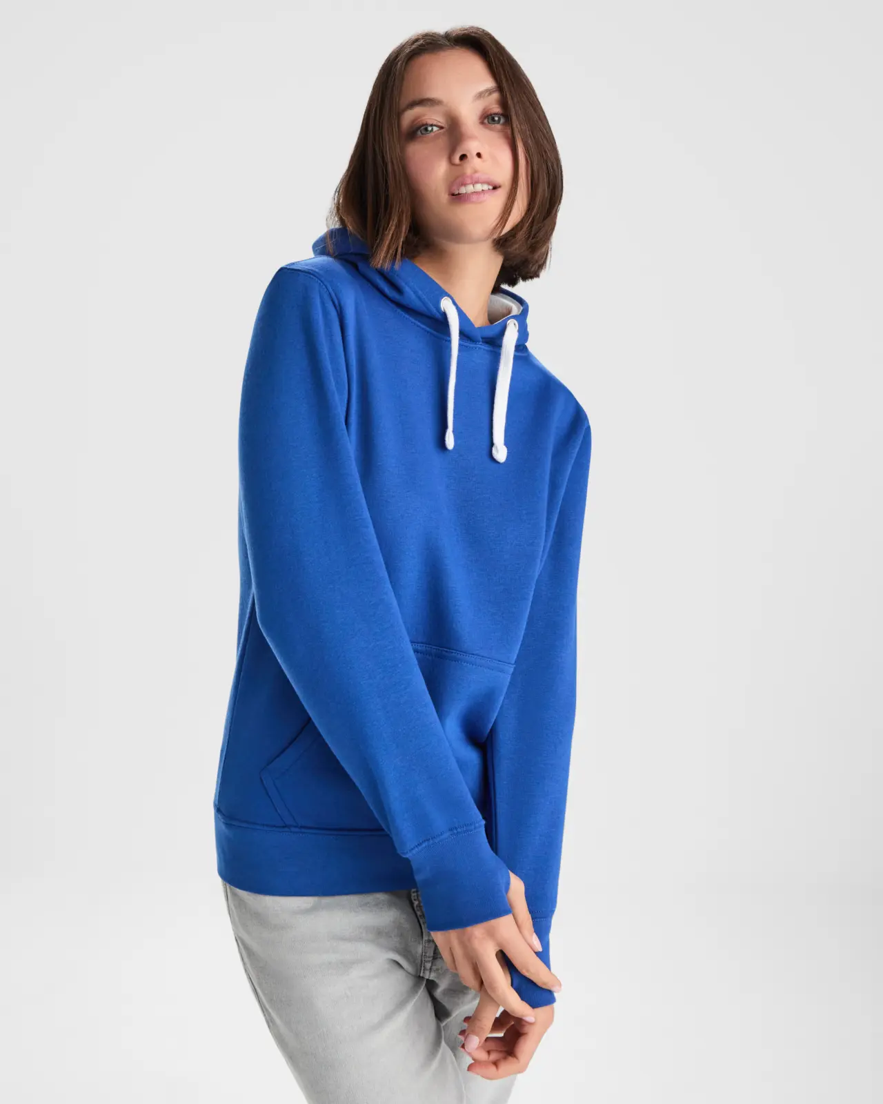 Felpa con cappuccio donna in 100% cotone 280 g 2 Felpa con cappuccio donna in 100% cotone 280 g 2