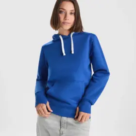 Felpa con cappuccio donna in 100% cotone 280 g