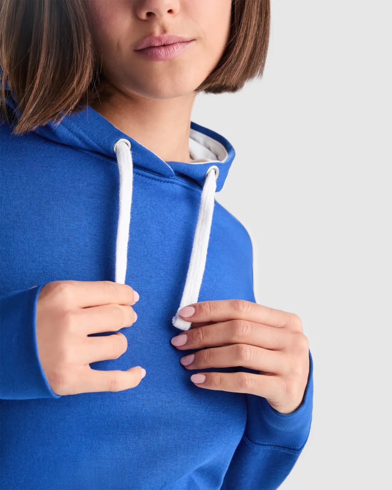 Felpa con cappuccio donna in 100% cotone 280 g 4 Felpa con cappuccio donna in 100% cotone 280 g 4