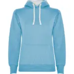 Felpa con cappuccio donna in 100% cotone 280 g