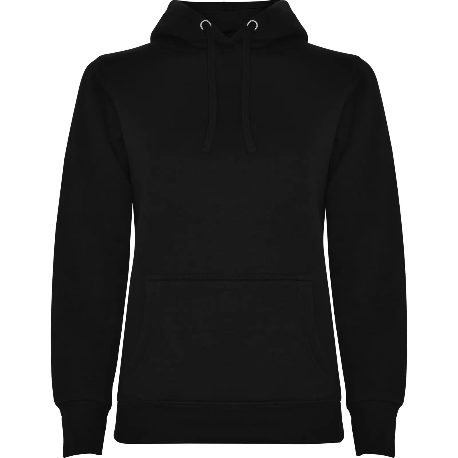 Felpa con cappuccio donna in 100% cotone 280 g Nero Felpa con cappuccio donna in 100% cotone 280 g Nero