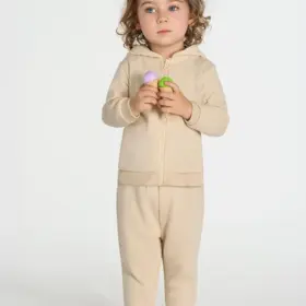 Felpa con cappuccio neonato 260 g