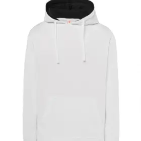 Felpa con cappuccio unisex 265 g โ 2E16KLU2F Bianco/Blu navy