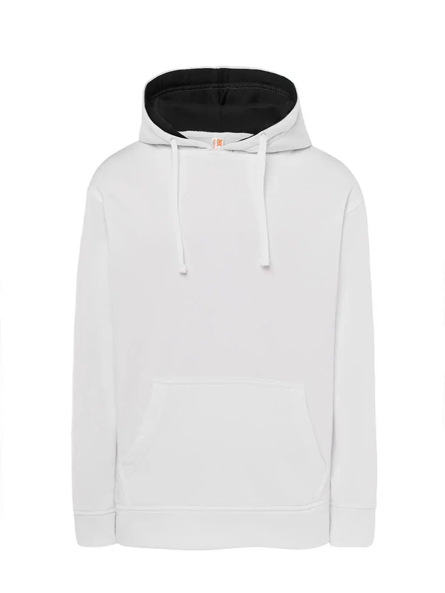 Felpa con cappuccio unisex 265 g – 2E16KLU2F Bianco/Blu navy Felpa con cappuccio unisex 265 g – 2E16KLU2F Bianco/Blu navy