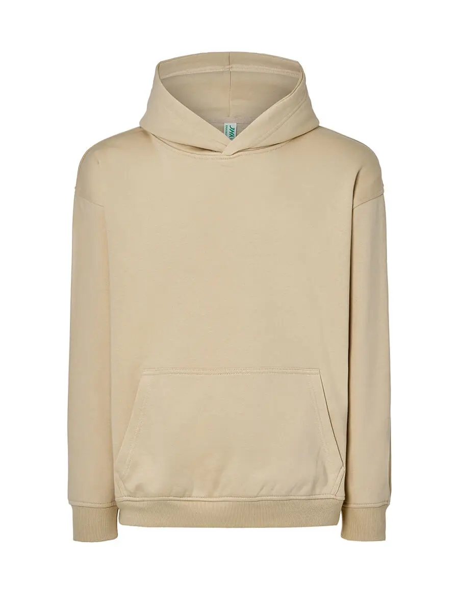 Felpa con cappuccio unisex oversize 320 g – 2E58MGBWL Panna Felpa con cappuccio unisex oversize 320 g – 2E58MGBWL Panna