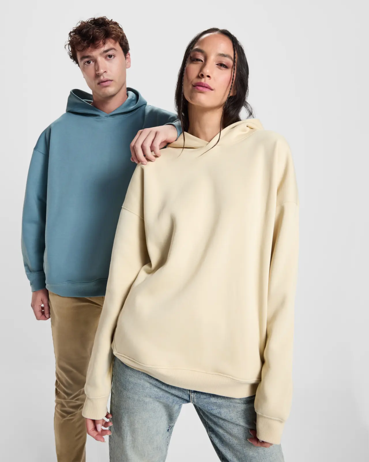 Felpa con cappuccio unisex oversize 320 g 5 Felpa con cappuccio unisex oversize 320 g 5
