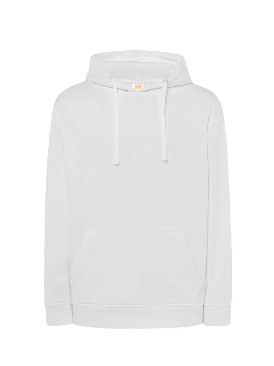 Felpa con cappuccio uomo 240 g Bianco Felpa con cappuccio uomo 240 g Bianco