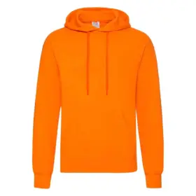 Felpa con cappuccio uomo 280 g Arancione