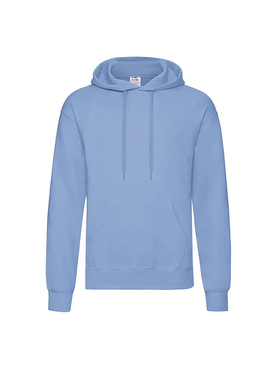 Felpa con cappuccio uomo 280 g Azzurro cielo Felpa con cappuccio uomo 280 g Azzurro cielo
