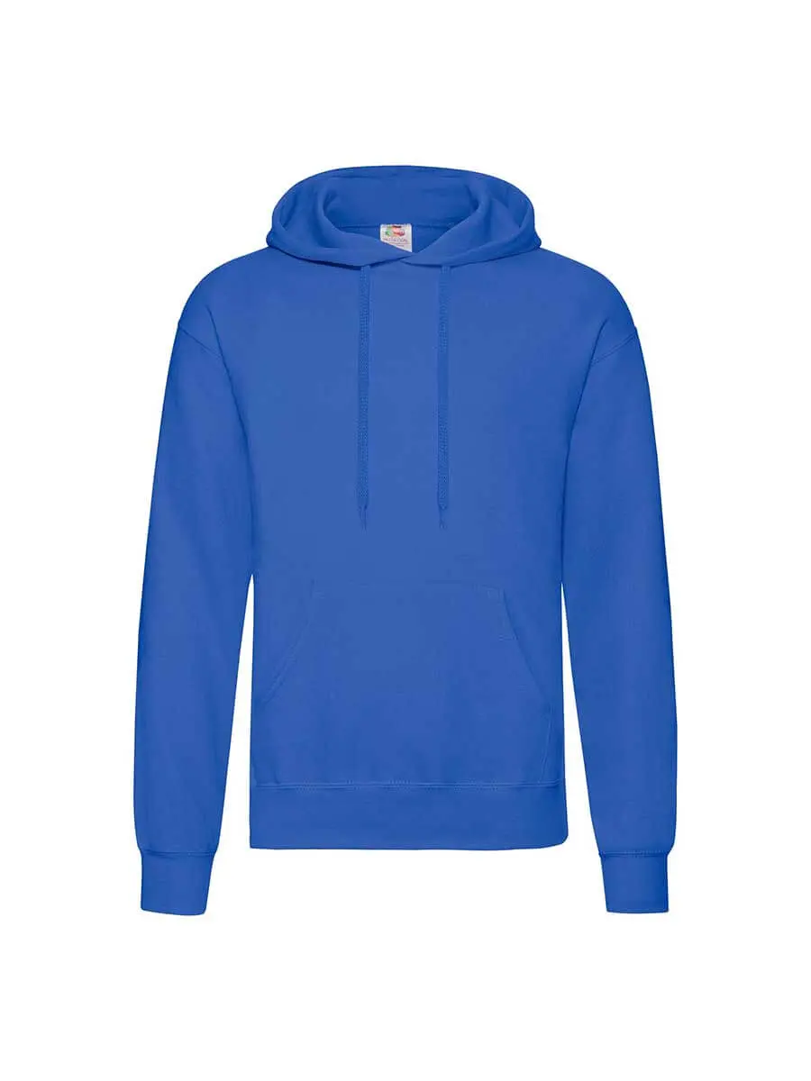 Felpa con cappuccio uomo 280 g Blu royal Felpa con cappuccio uomo 280 g Blu royal