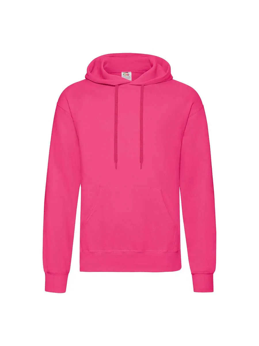 Felpa con cappuccio uomo 280 g Fucsia Felpa con cappuccio uomo 280 g Fucsia