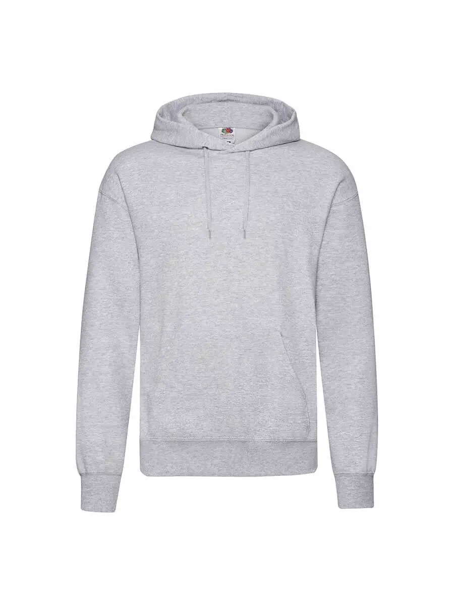 Felpa con cappuccio uomo 280 g Grigio melange Felpa con cappuccio uomo 280 g Grigio melange