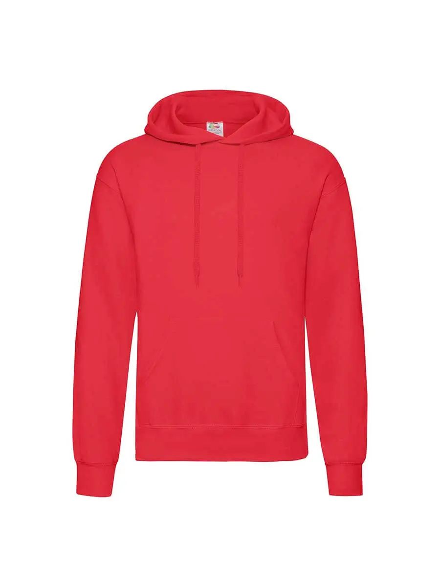 Felpa con cappuccio uomo 280 g Rosso Felpa con cappuccio uomo 280 g Rosso