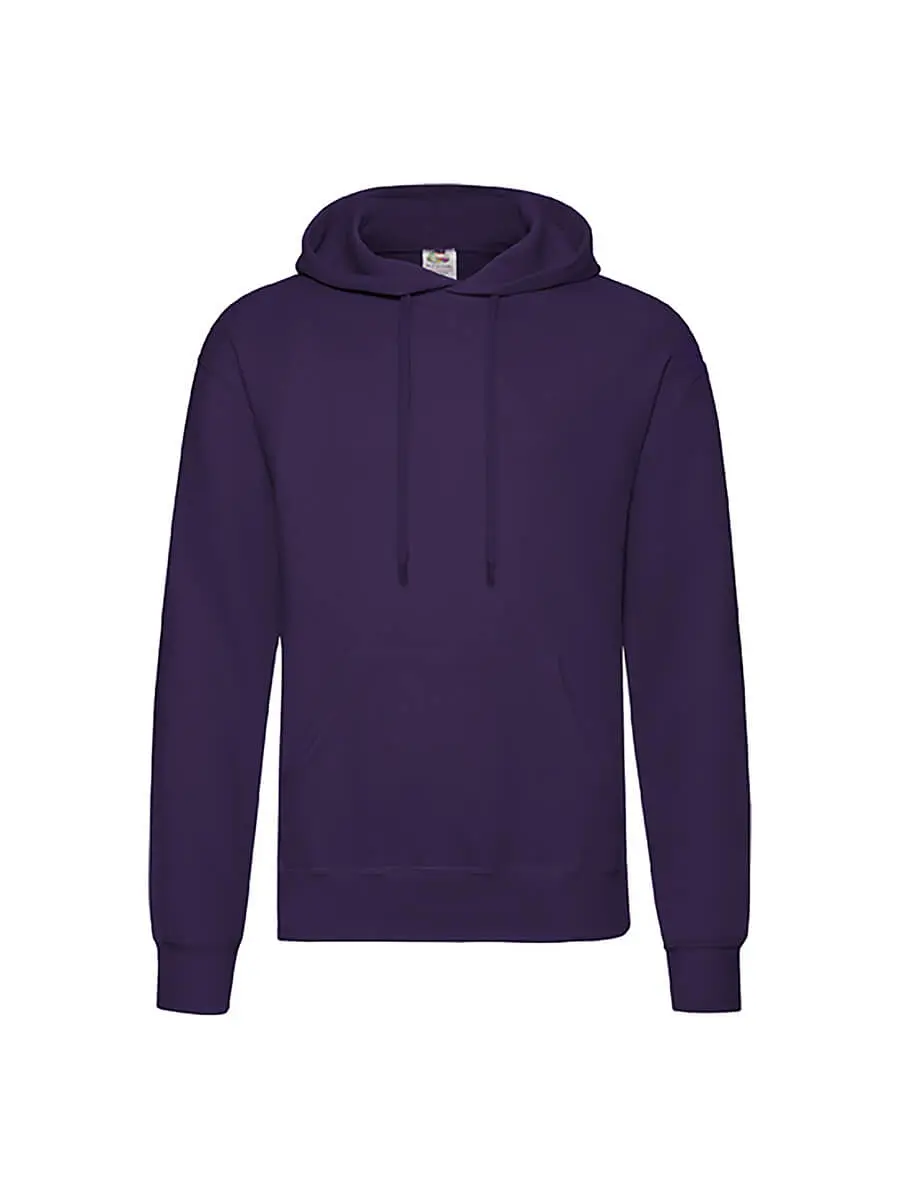 Felpa con cappuccio uomo 280 g Viola Felpa con cappuccio uomo 280 g Viola