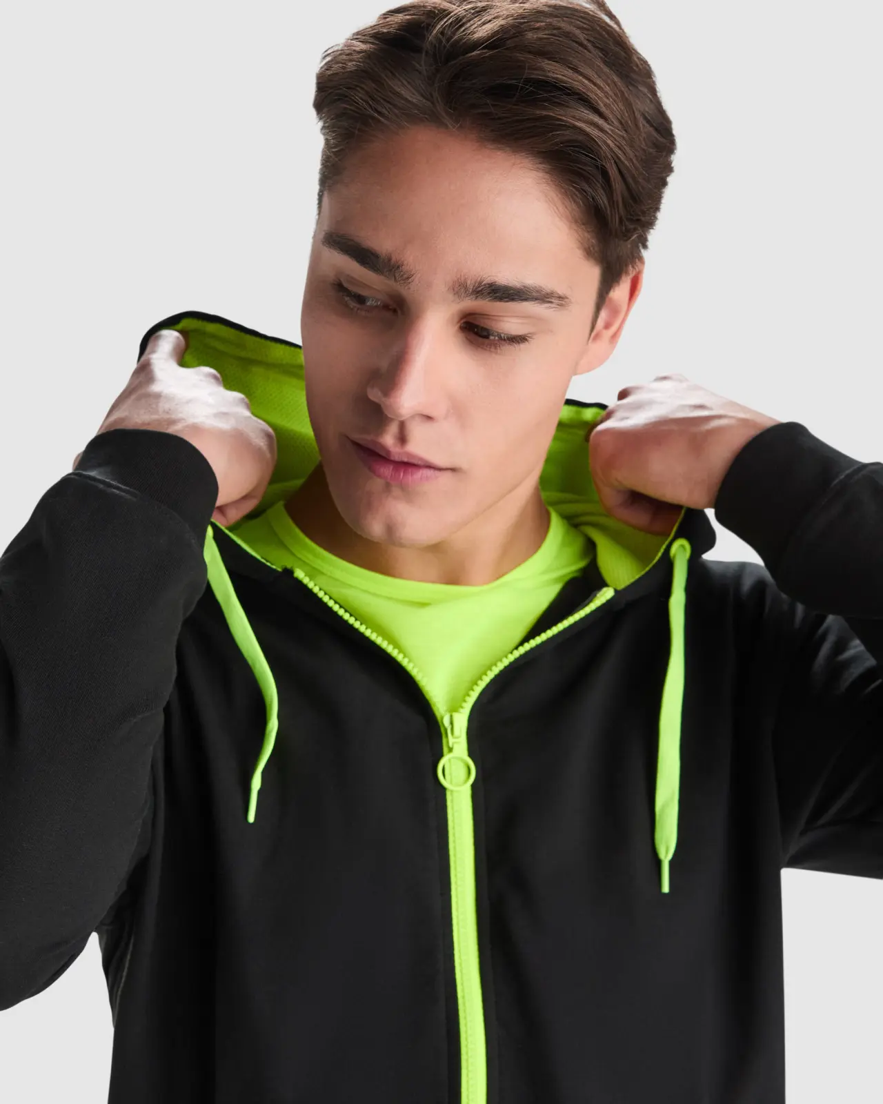 Felpa con cappuccio uomo in 100% cotone 280 g – 2E8DI1AIX 3 Felpa con cappuccio uomo in 100% cotone 280 g – 2E8DI1AIX 3