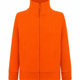 Felpa con zip bambino 240 g Arancione