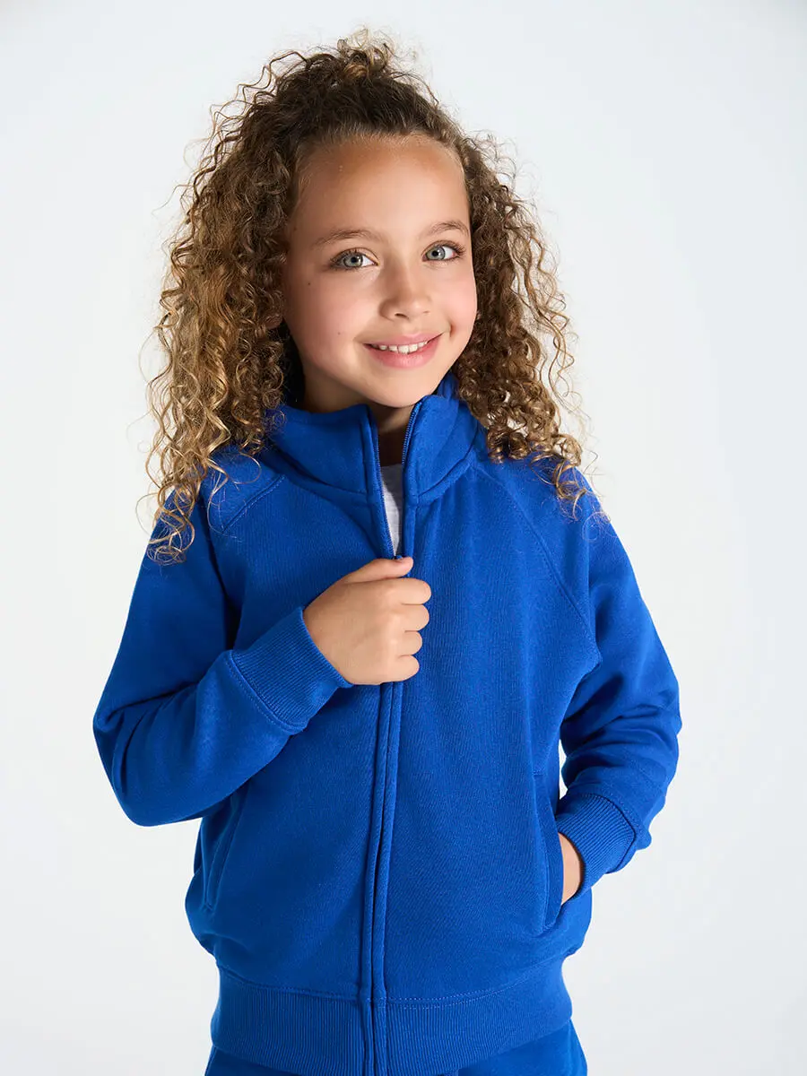 Felpa con zip bambino 290 g Felpa con zip bambino 290 g