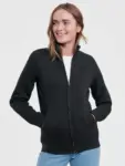Felpa con zip donna 280 g