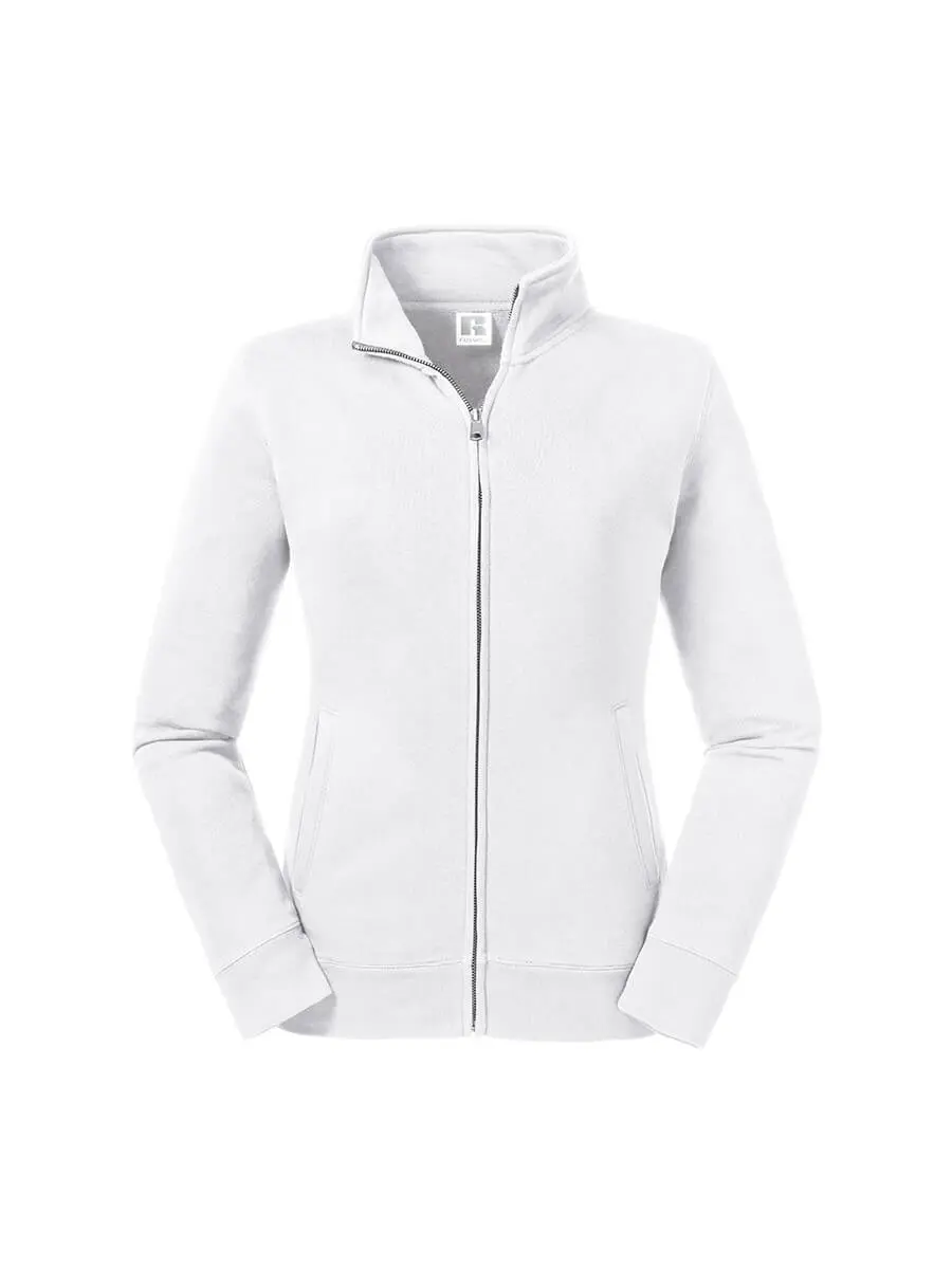 Felpa con zip donna 280 g Bianco Felpa con zip donna 280 g Bianco