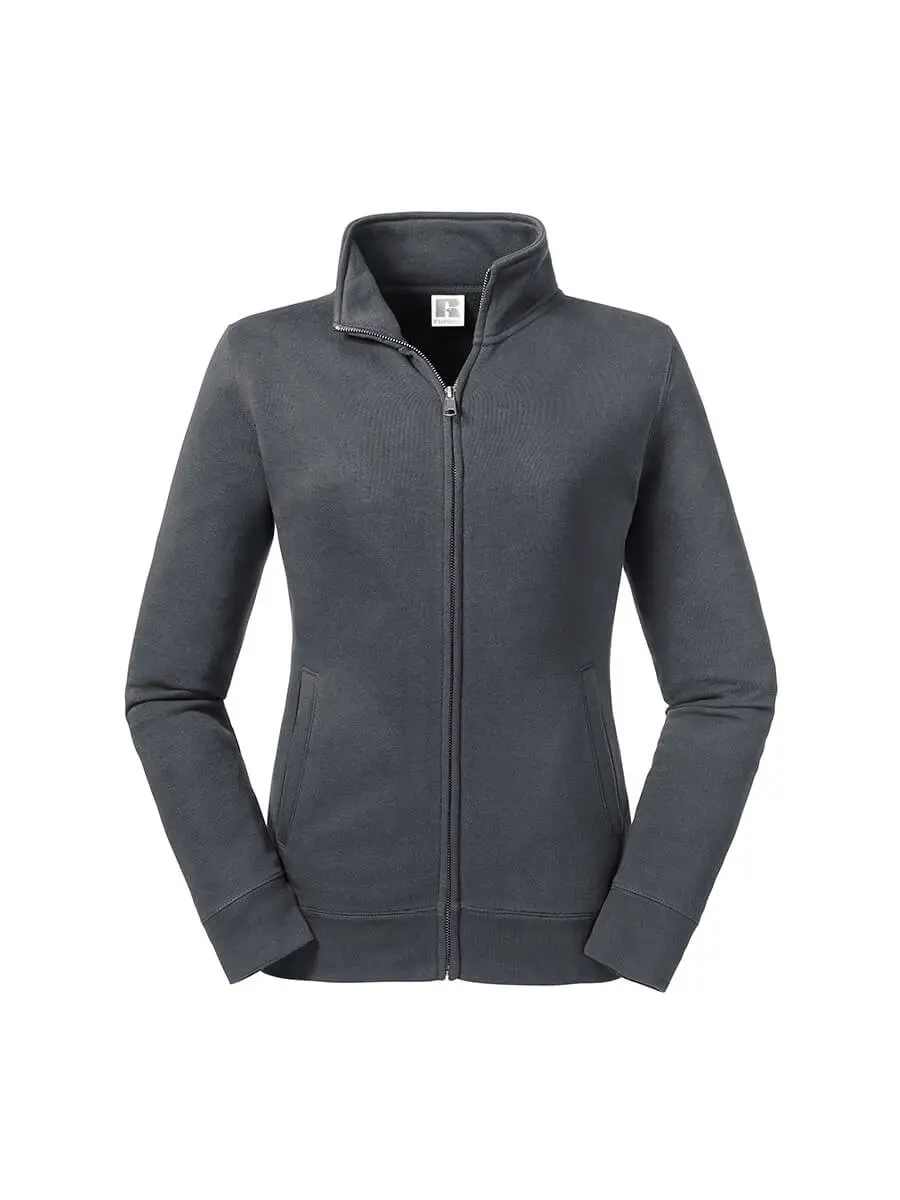 Felpa con zip donna 280 g Grigio scuro Felpa con zip donna 280 g Grigio scuro