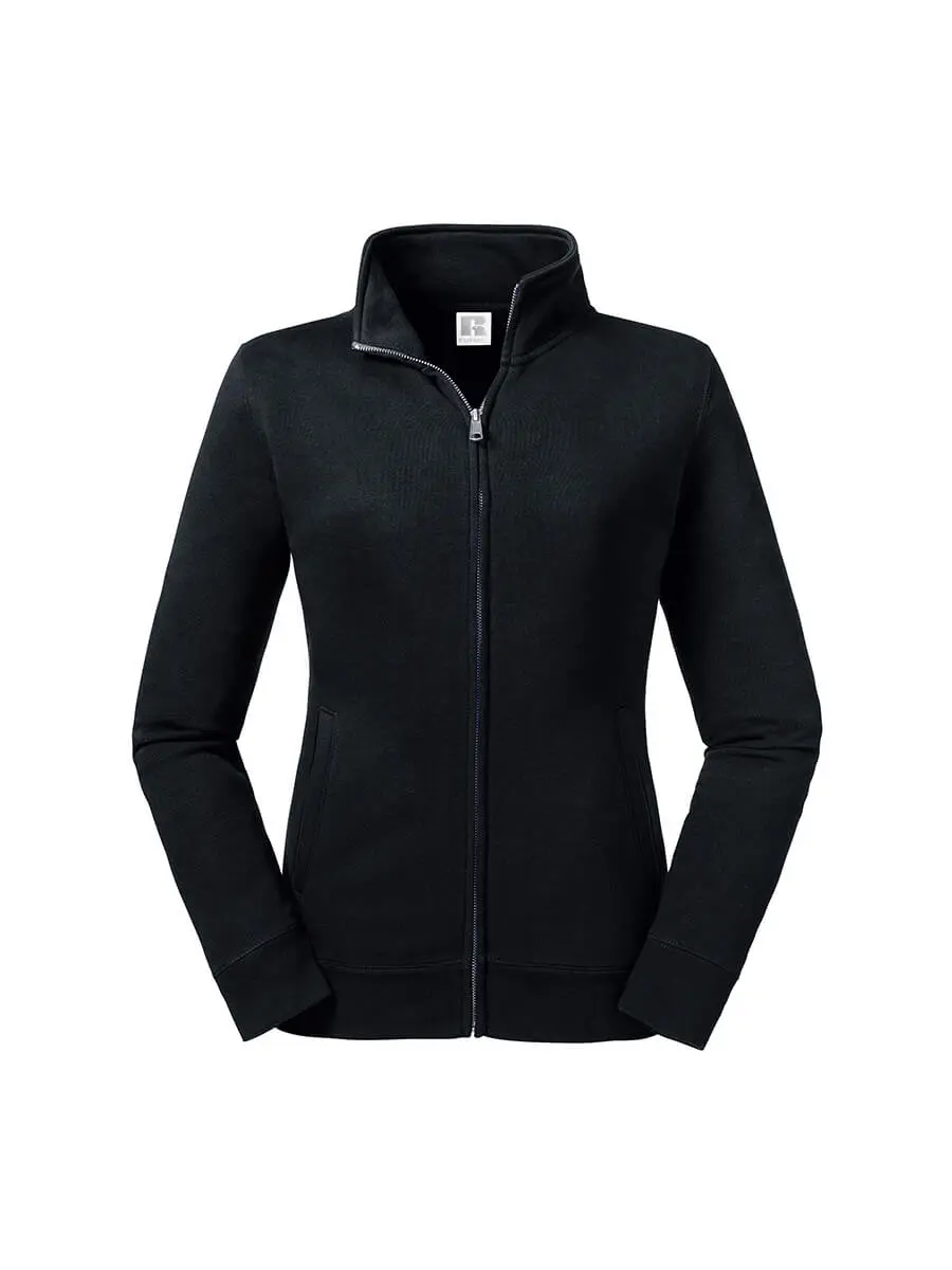 Felpa con zip donna 280 g Nero Felpa con zip donna 280 g Nero