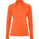 Felpa con zip donna slim fit 200 g