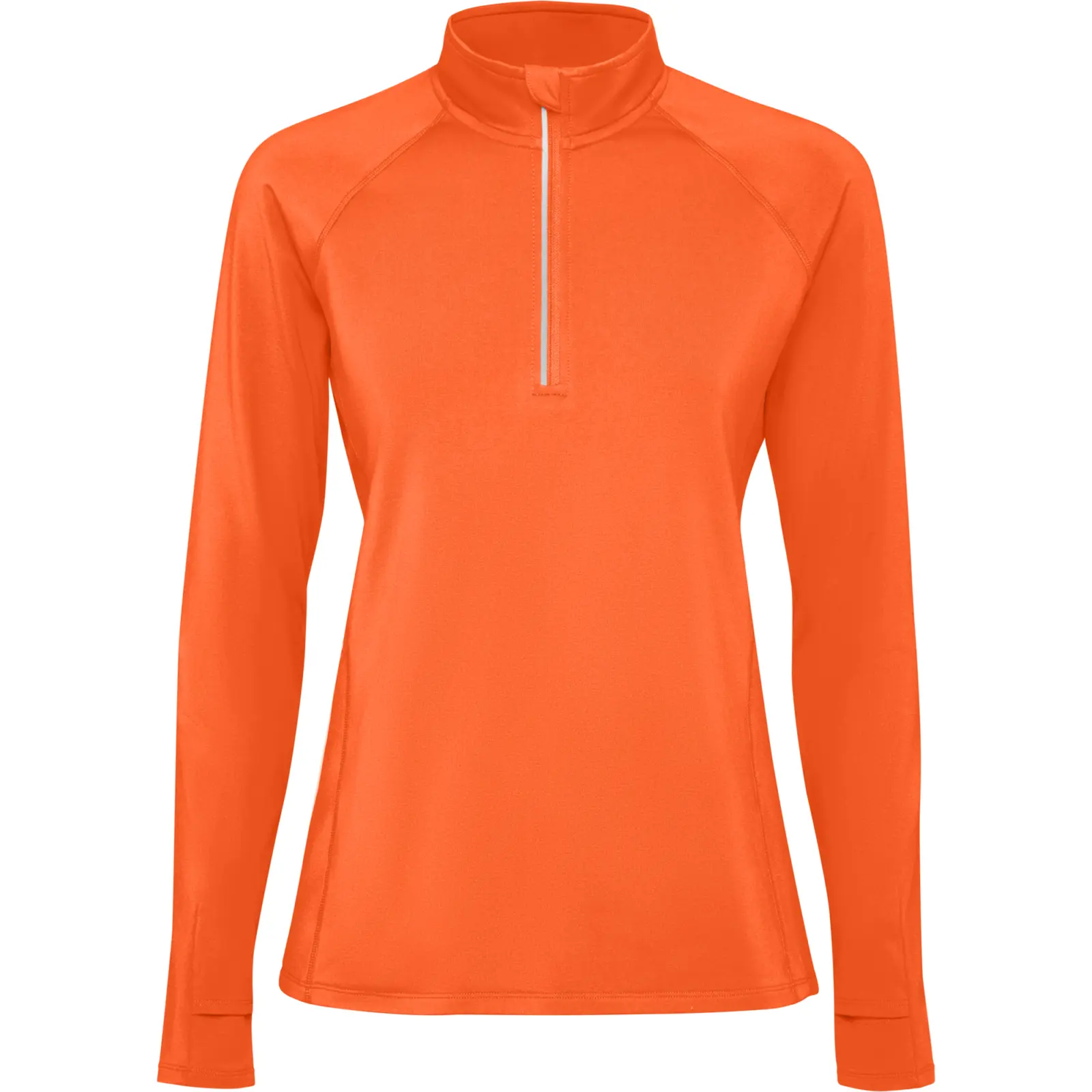 Felpa con zip donna slim fit 200 g Arancione Felpa con zip donna slim fit 200 g Arancione