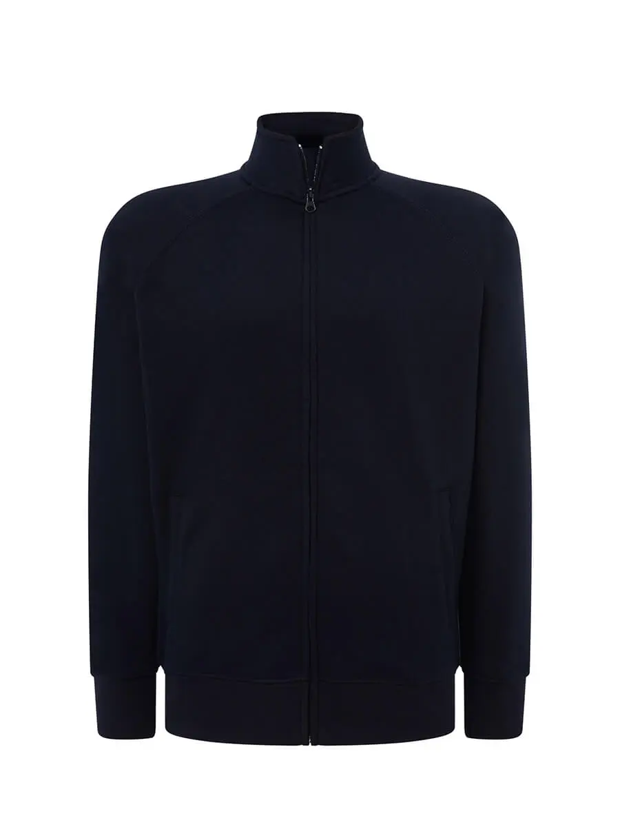 Felpa con zip unisex 265 g Blu navy Felpa con zip unisex 265 g Blu navy