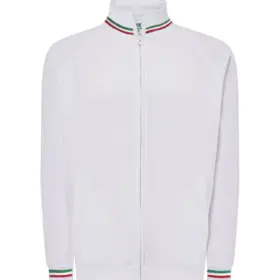Felpa con zip unisex 290 g โ 2E31HI185 Bianco