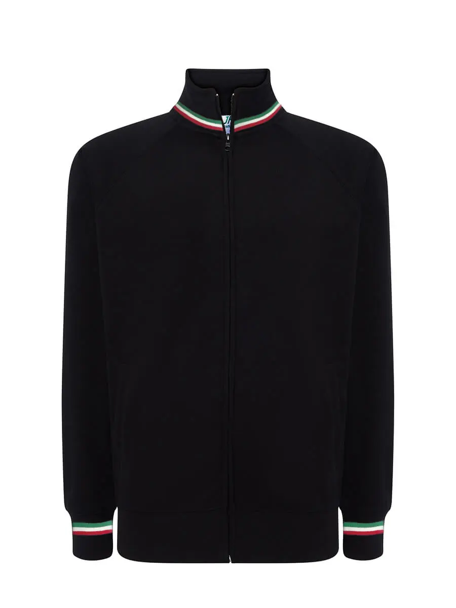 Felpa con zip unisex 290 g – 2E31HI185 Nero Felpa con zip unisex 290 g – 2E31HI185 Nero