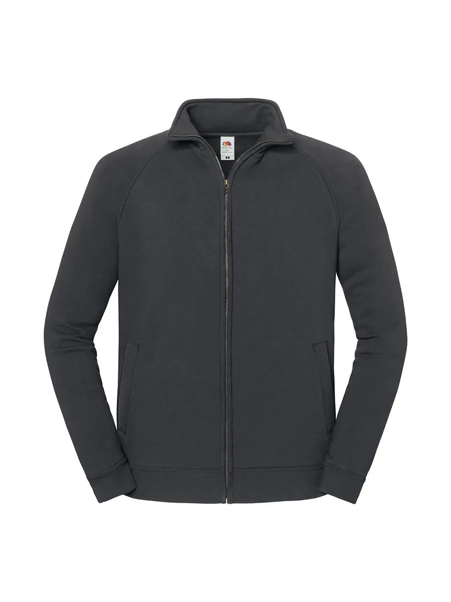 Felpa con zip unisex 300 g Grafite chiaro Felpa con zip unisex 300 g Grafite chiaro
