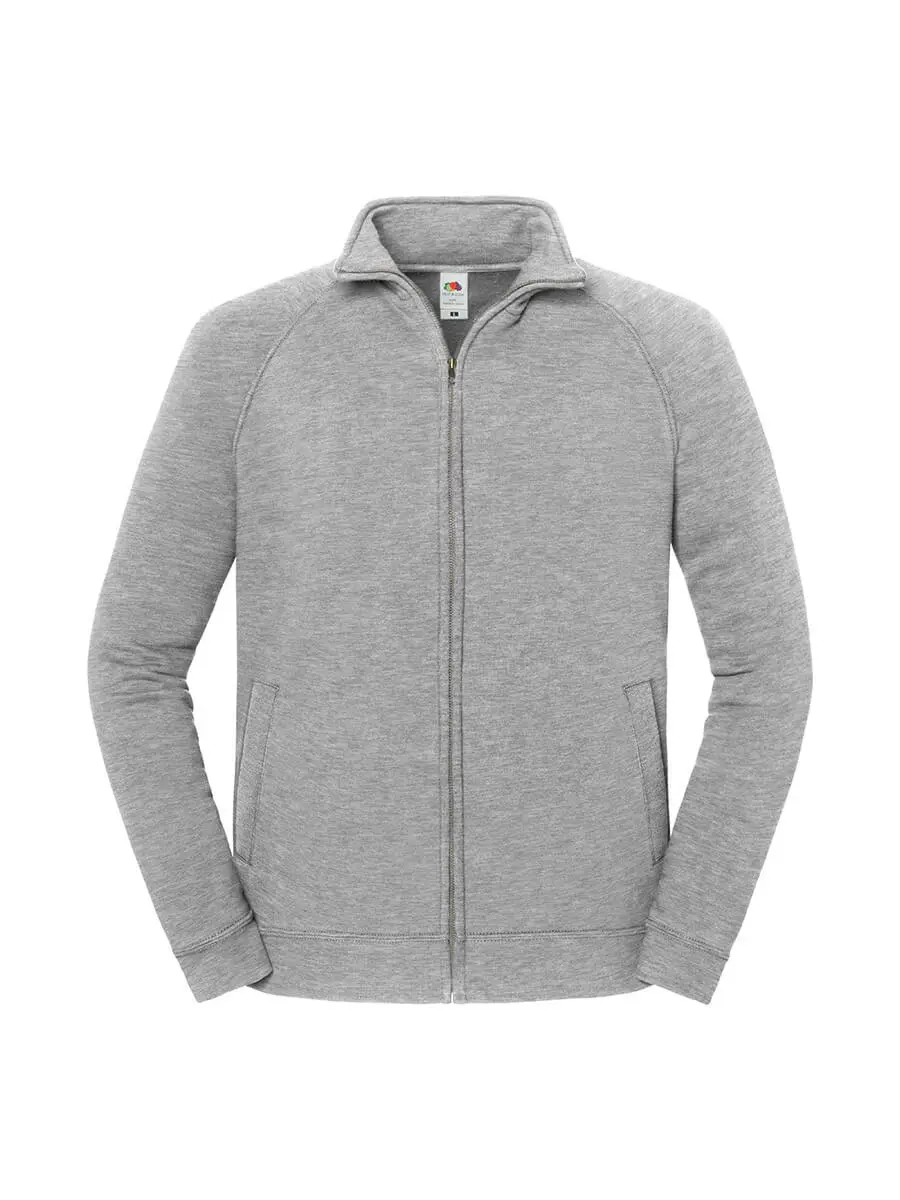 Felpa con zip unisex 300 g Grigio sport Felpa con zip unisex 300 g Grigio sport