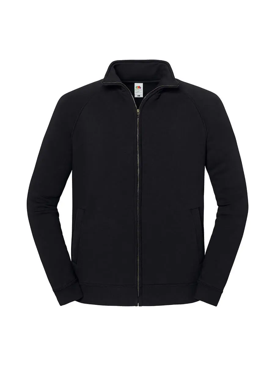 Felpa con zip unisex 300 g Nero Felpa con zip unisex 300 g Nero