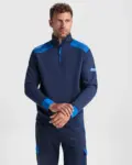 Felpa con zip uomo 280 g