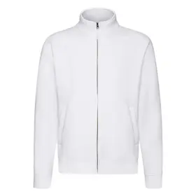 Felpa con zip uomo 280 g – 2E2EJTV4Q Bianco